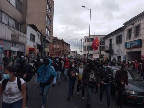 Protestas de estudiantes en Bogotá, 24 de febrero