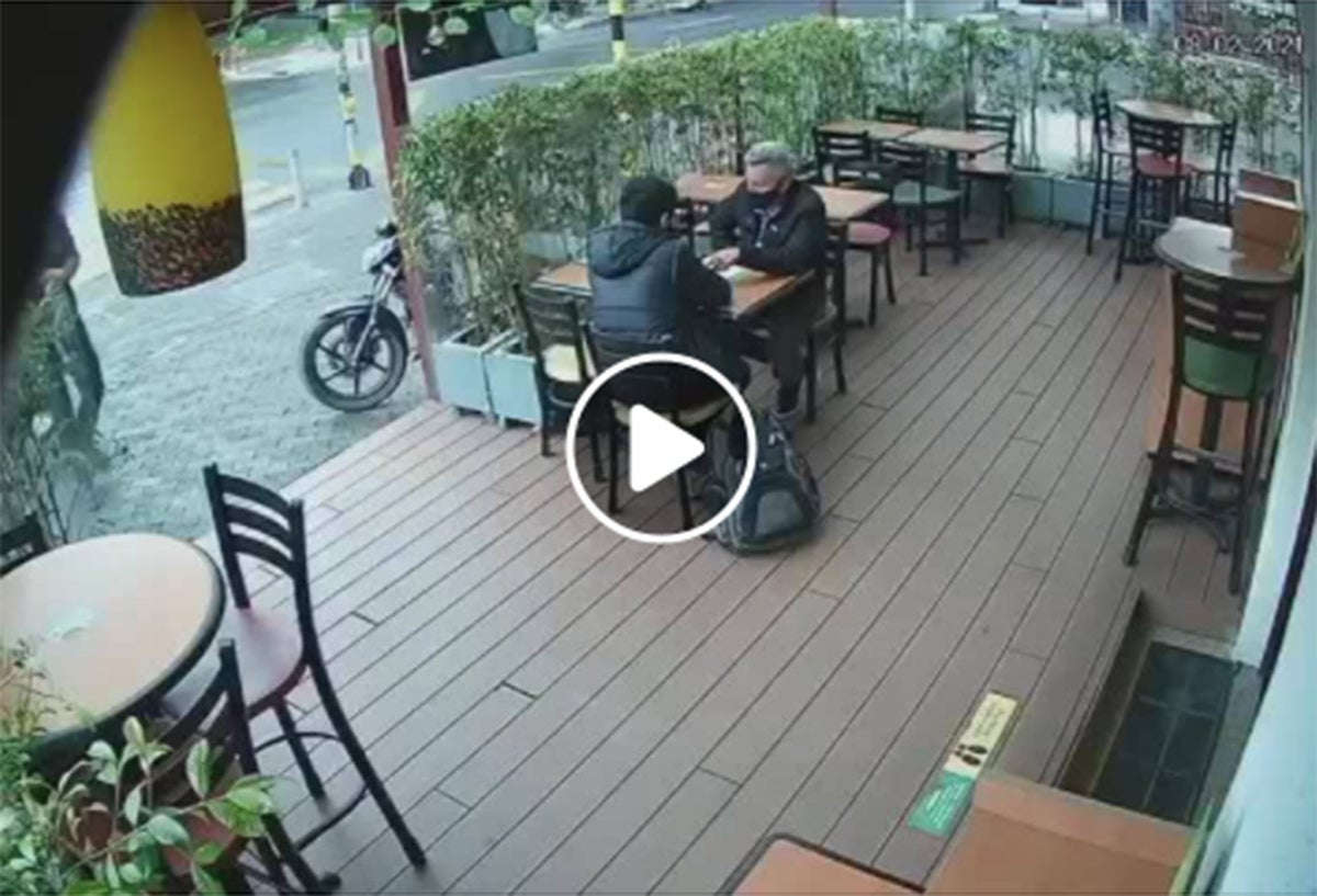 Robo en un local comercial