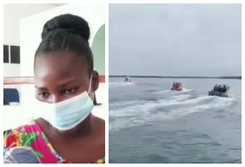 Sobreviviente de accidente de lanchas en Tumaco