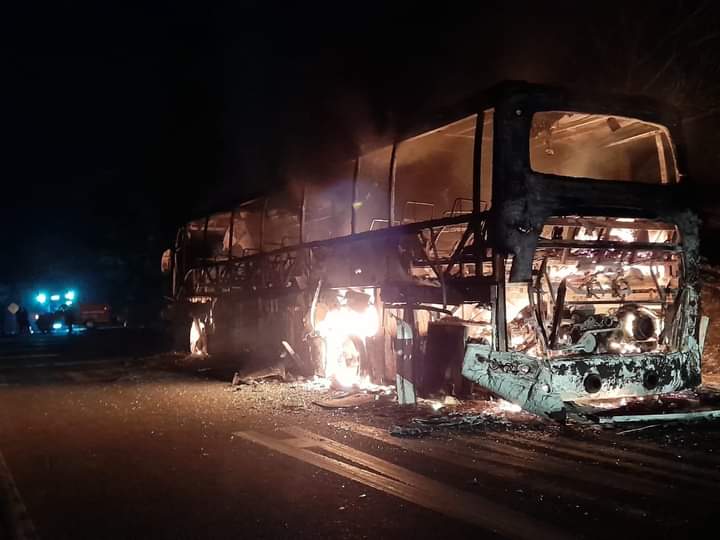 Incendio. bus, Casanare, Paz de Ariporo