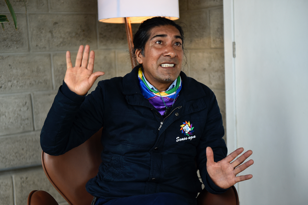 Yaku Pérez, candidato a la presidencia de Ecuador