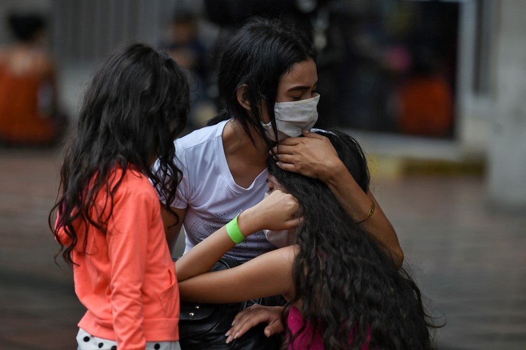 Migrantes venezolanos en Colombia.
