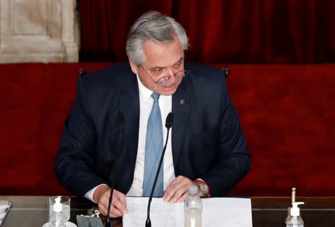 Alberto Fernández, presidente de Argentina