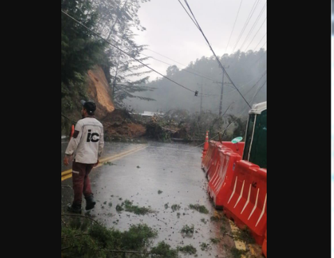 Derrumbe en Antioquia.