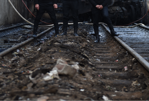 Accidente de tren en Egipto