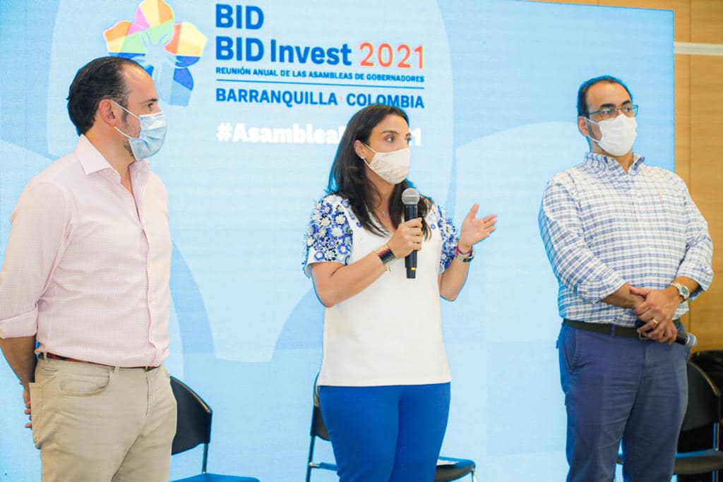 Karen Abudinen en Asamblea del BID