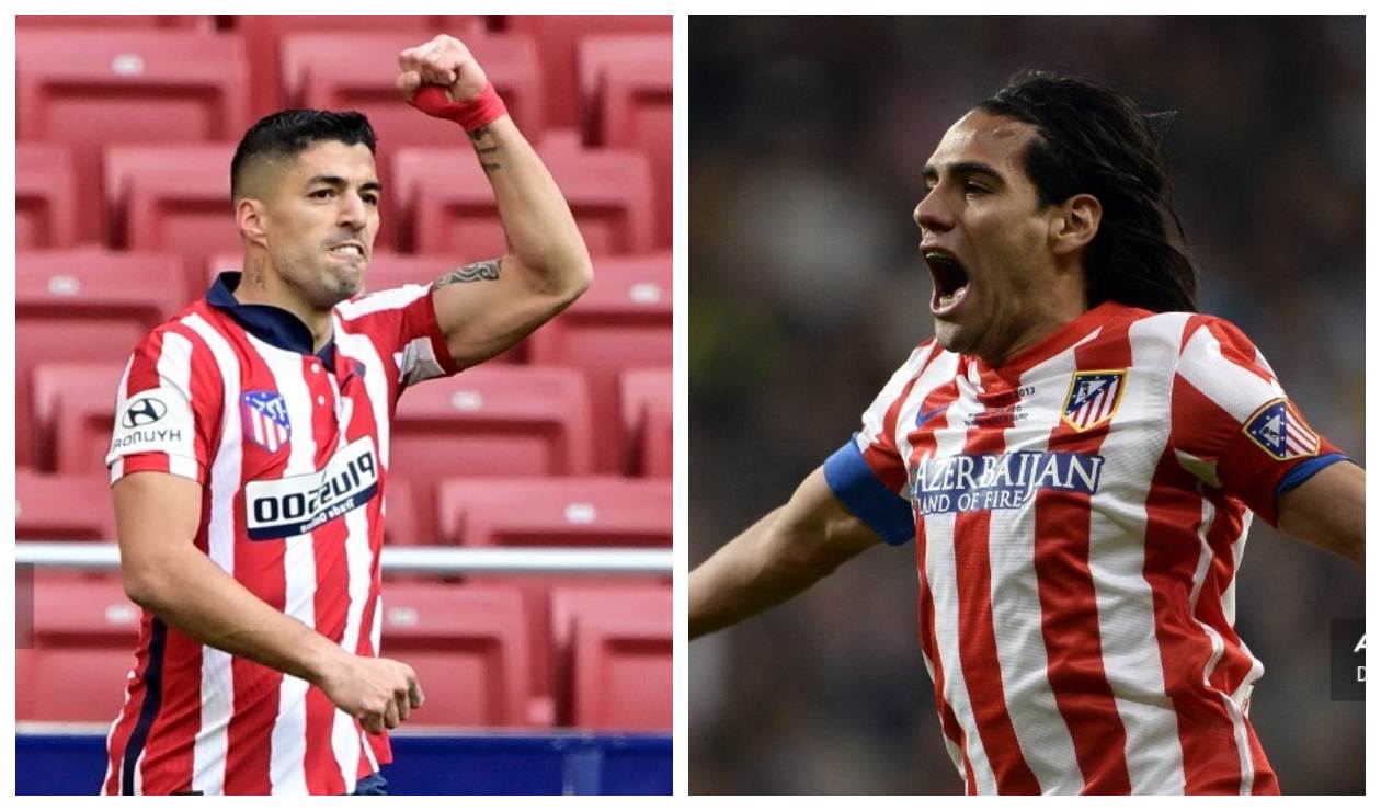 Luis Suárez y Falcao - Atlético de Madrid