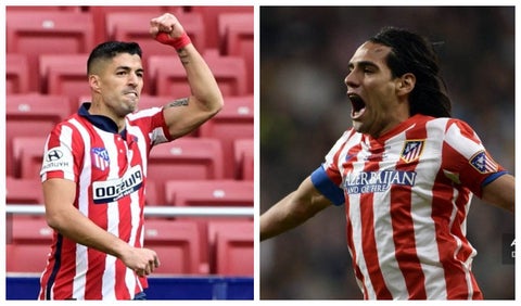 Luis Suárez y Falcao - Atlético de Madrid