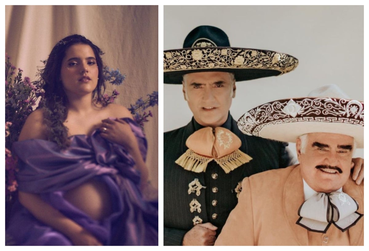 Camila Fernández convirtió en abuelo a Alejandro Fernández y Vicente Fernández