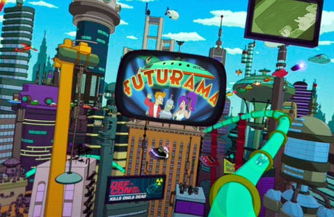 Escena de Futurama
