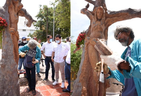 Cristo del árbol en Valledupar