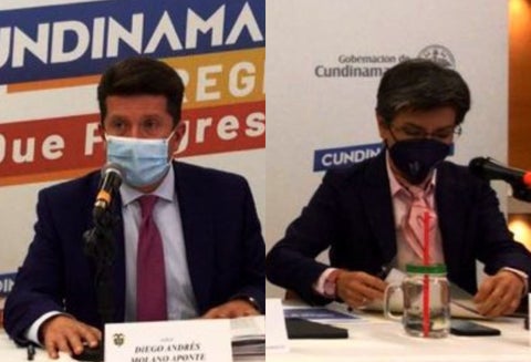 Diego Molano y Claudia López