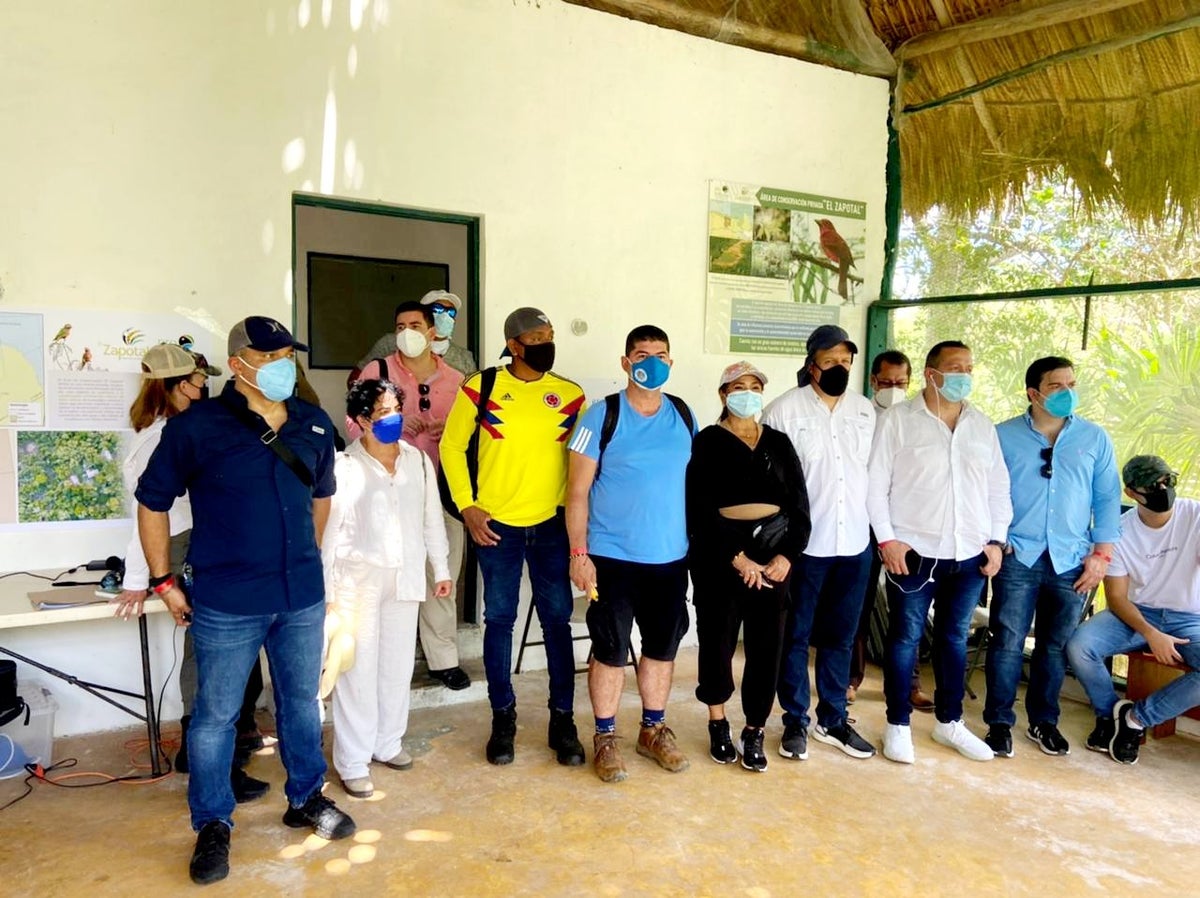 Congresistas colombianos en un encuentro bilateral en Cancún