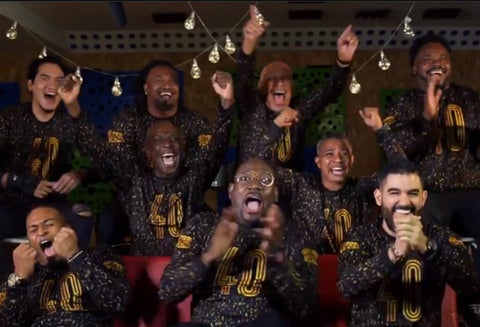 Grupo Niche al ganar el Grammy en 2021