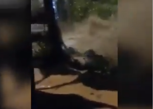 Emergencia por desbordamiento de quebrada al Norte de Bucaramanga