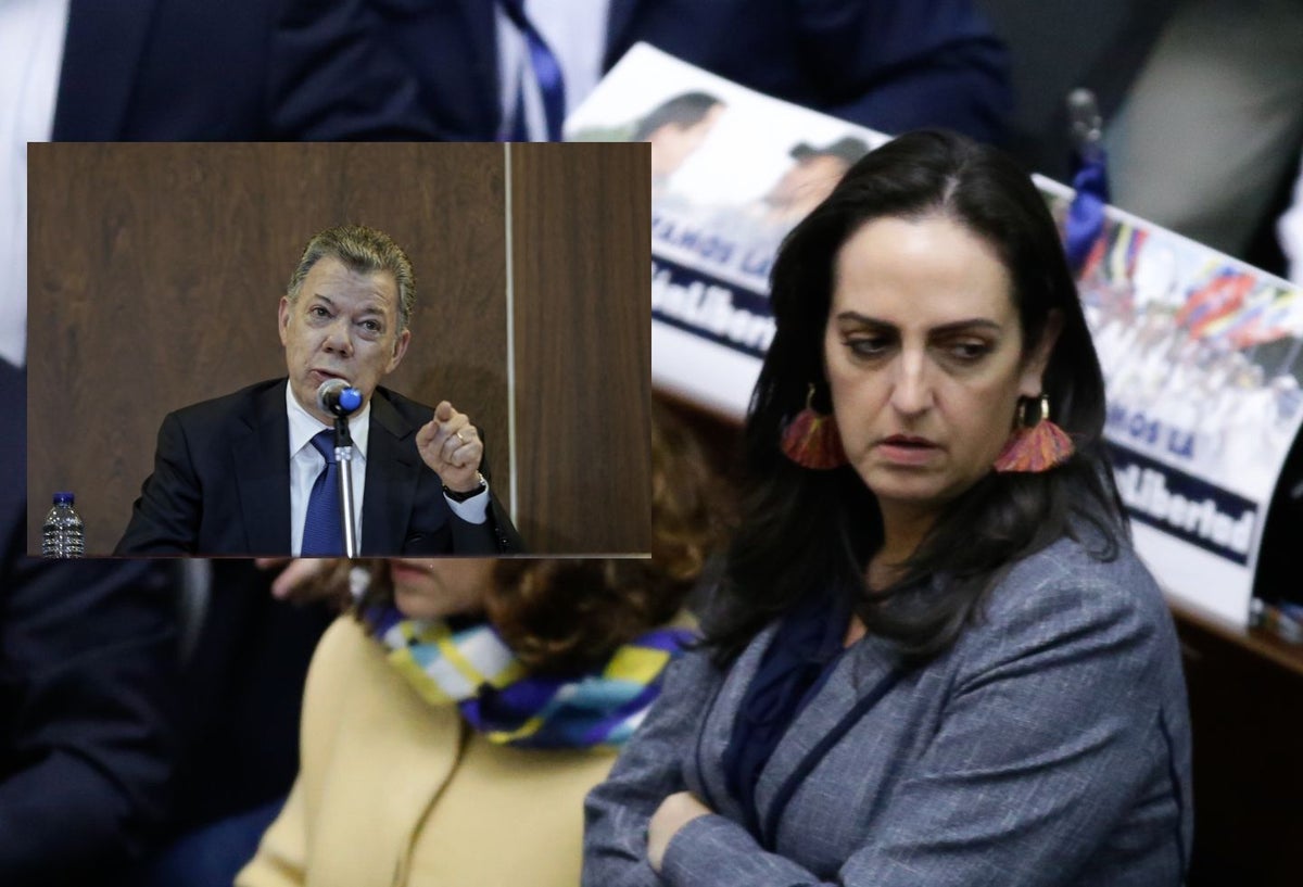 María Fernanda Cabal y Juan Manuel Santos