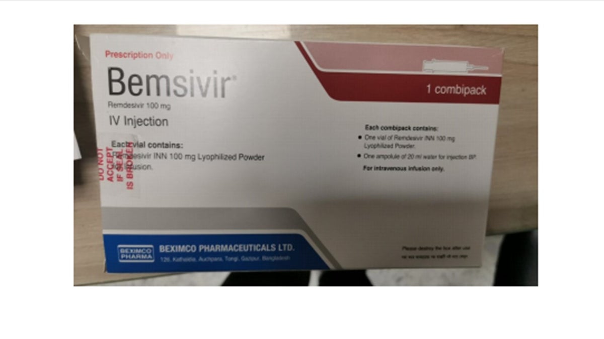 Medicamento fraudulento para Covid