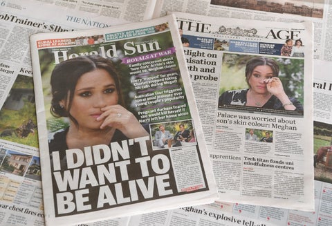 Medios del mundo ponen en portada las declaraciones de Meghan Markle