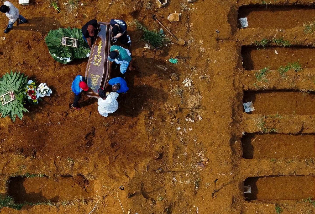Muertos por covid-19 en Sao Paulo, Brasil