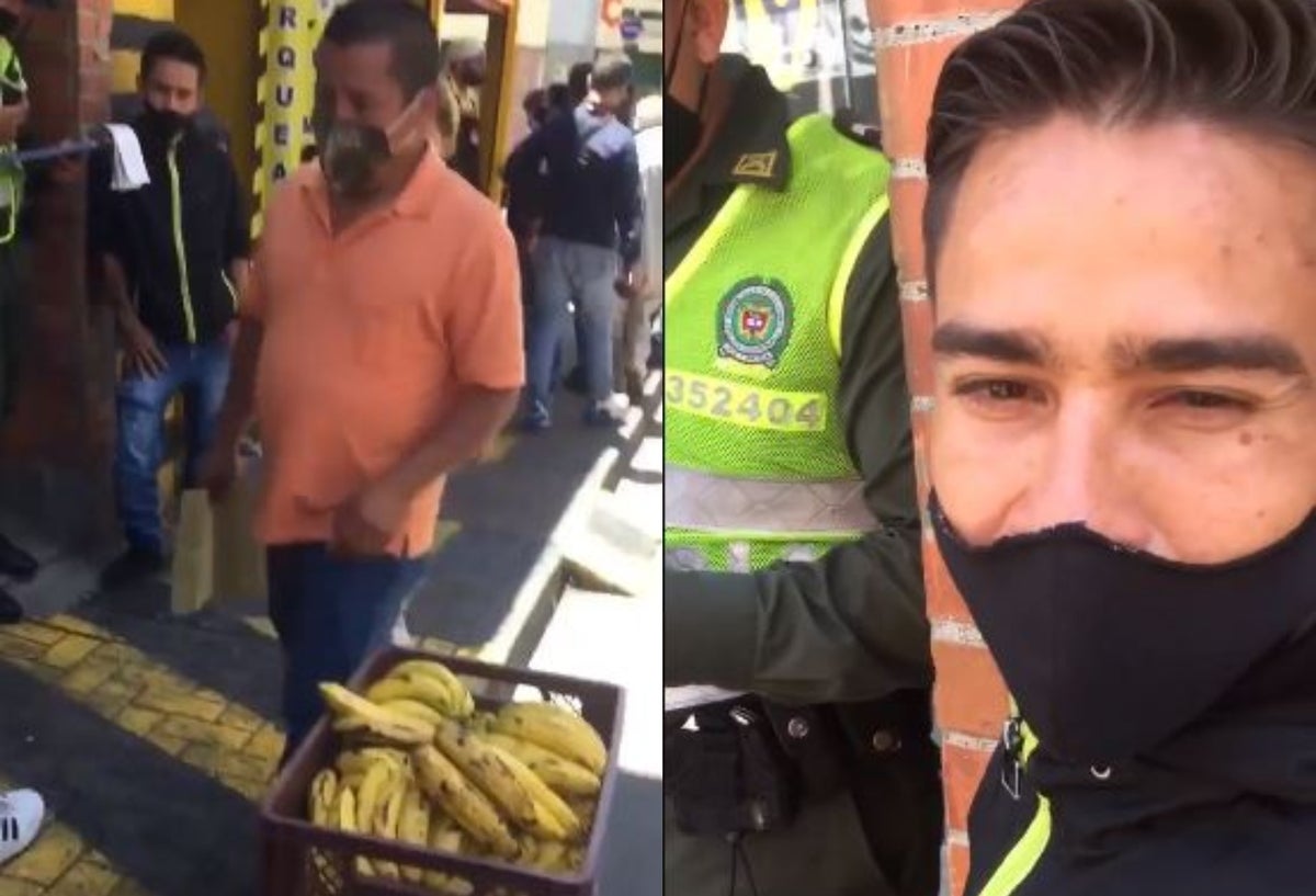 Multan a un hombre por vender bananos en calle de Pereira