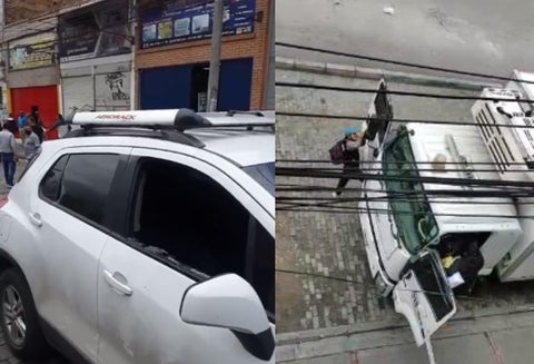 Pelea de bandas en Bogotá