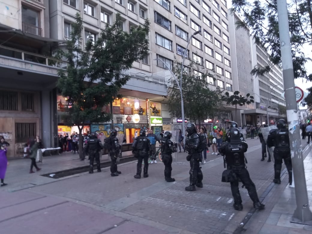 Protestas en Bogotá