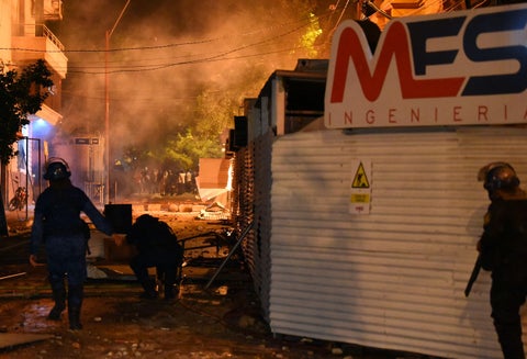 Protestas en Paraguay