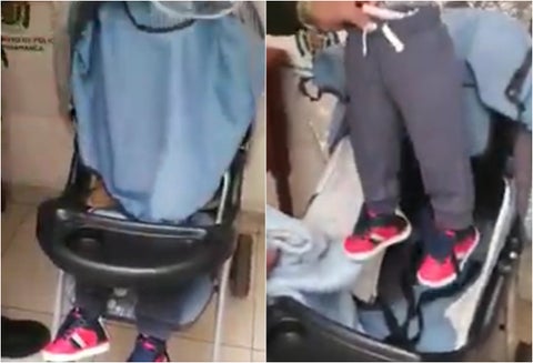 Robó con falso bebé