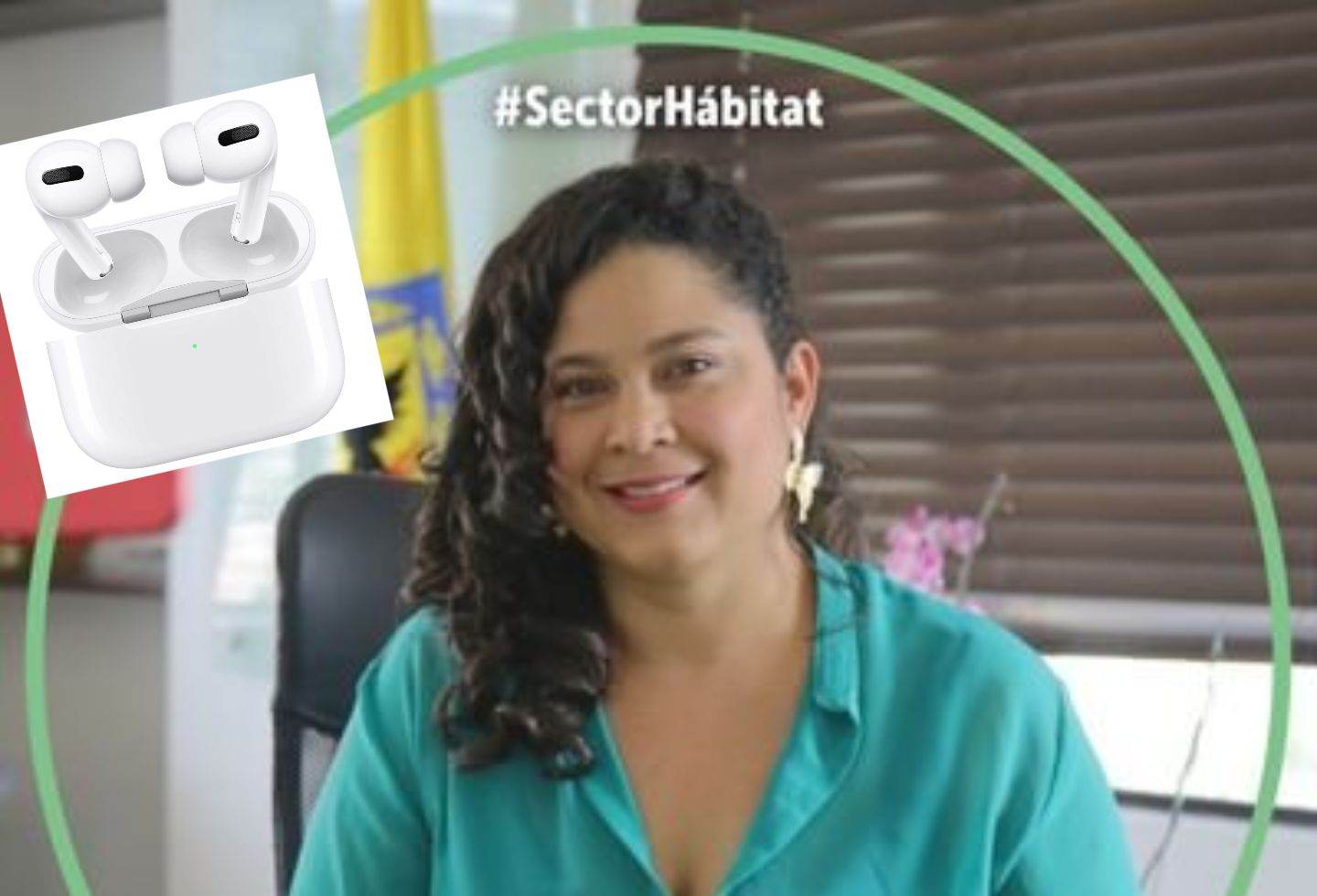 La secretaría de Hábitat, Nadya Rangel, defendió la compra de los audífonos.