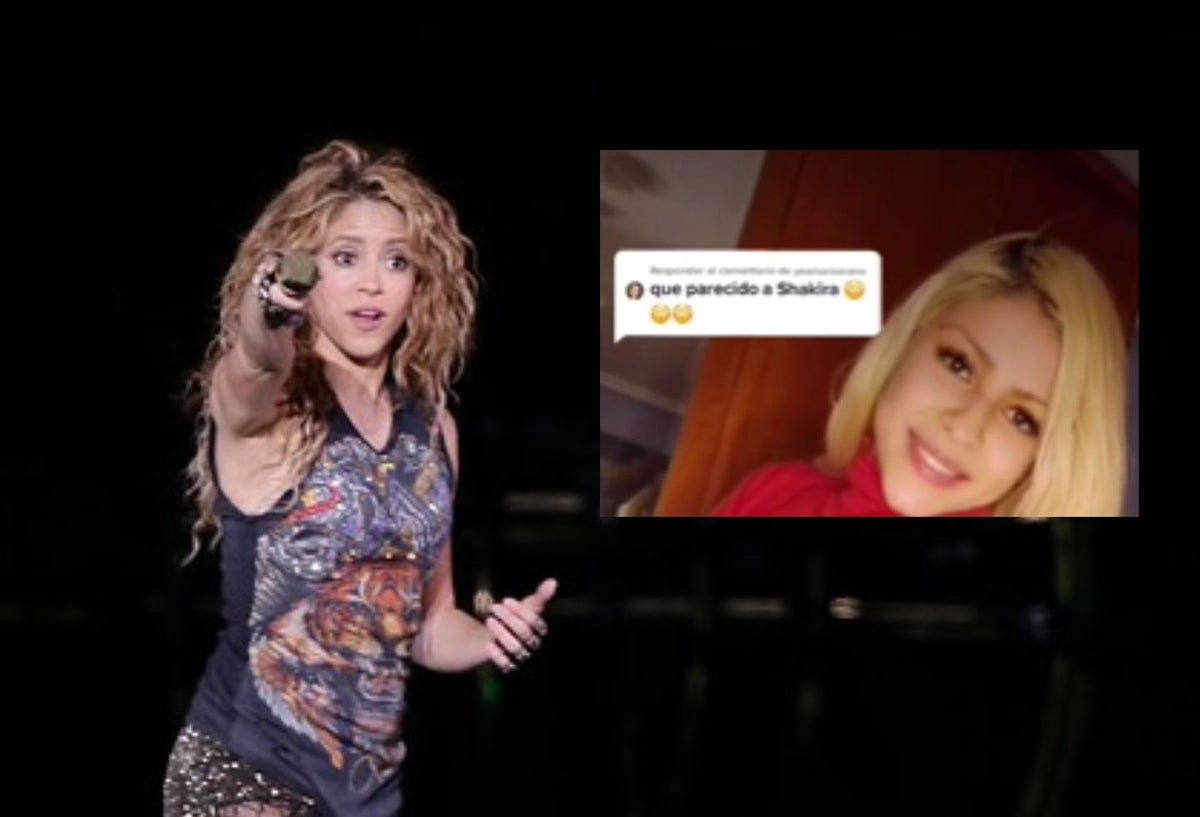Shakira, la doble que triunfa en redes
