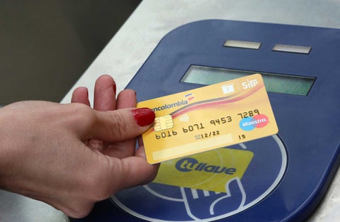 Tarjeta MasterCard, pago sin contacto