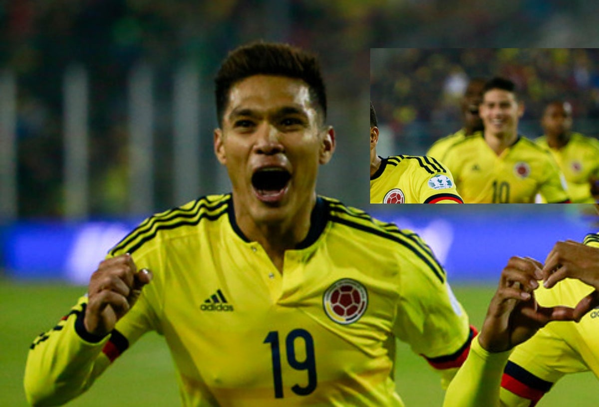 Teofilo Gutiérrez y James Rodríguez