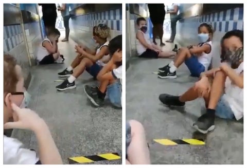 Tiroteo y distanciamiento social en Brasil