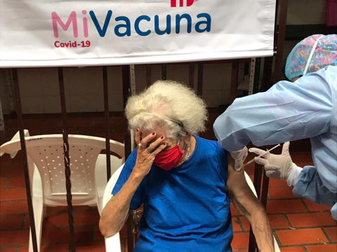 Vacunación covid Cali