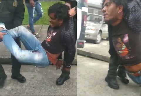 Venezolano disparó contra policías en medio de requisa