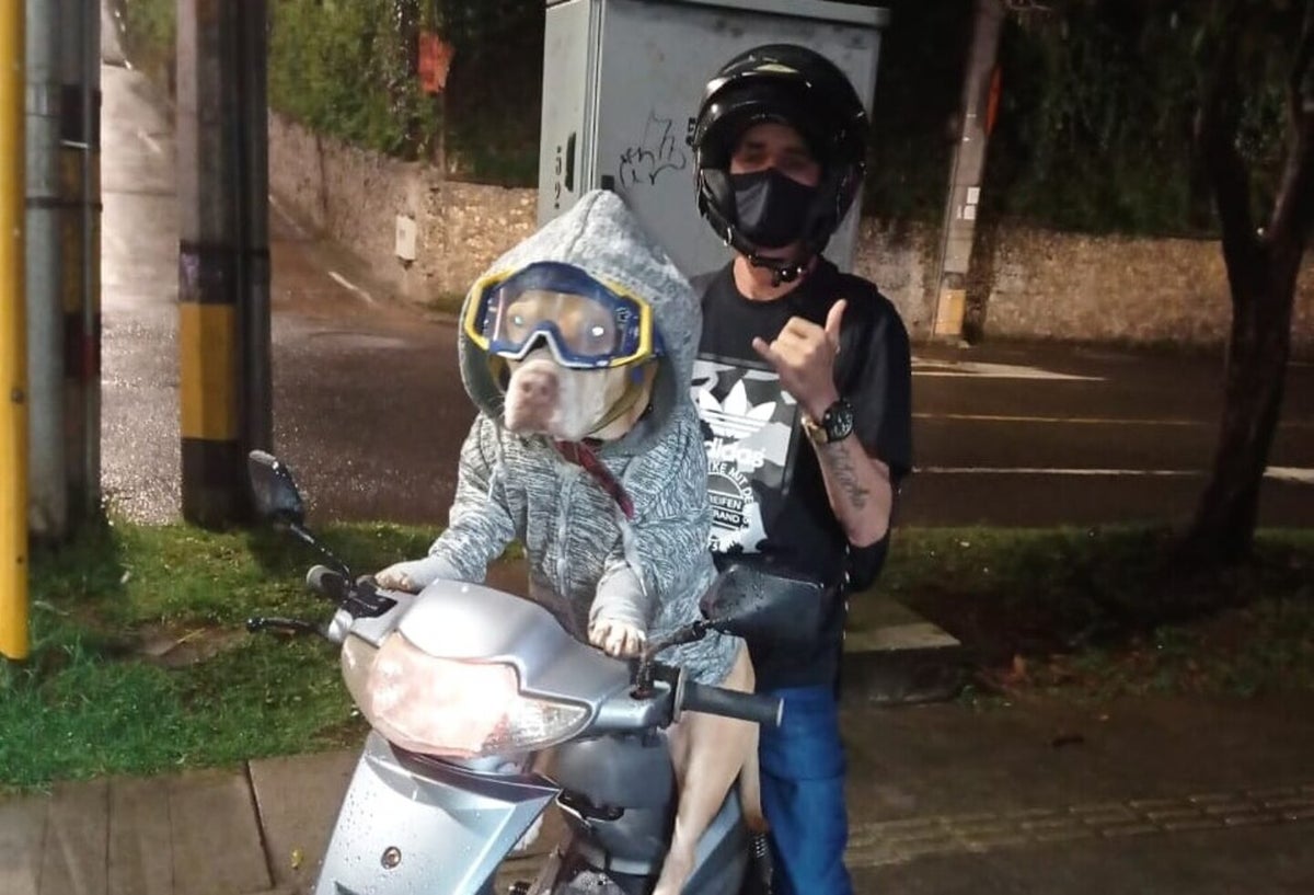 Natacha y Sebastián Mejía.