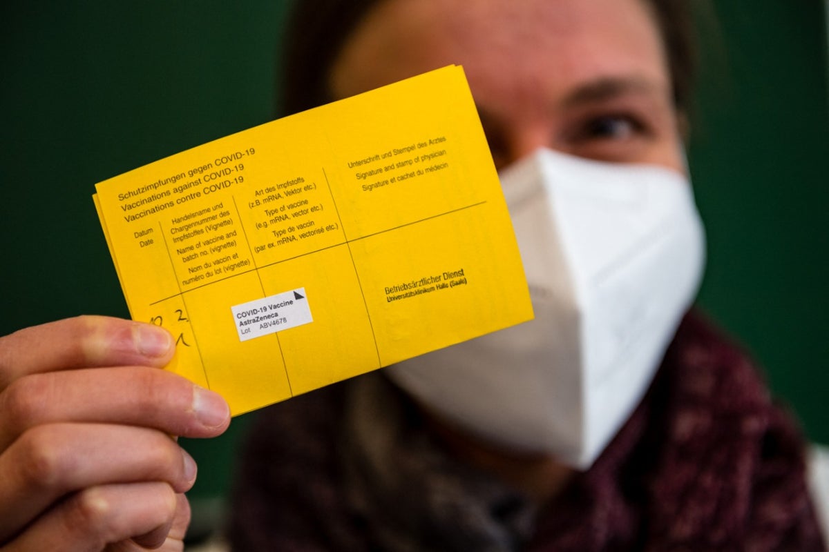 Certificados de vacunación en Europa