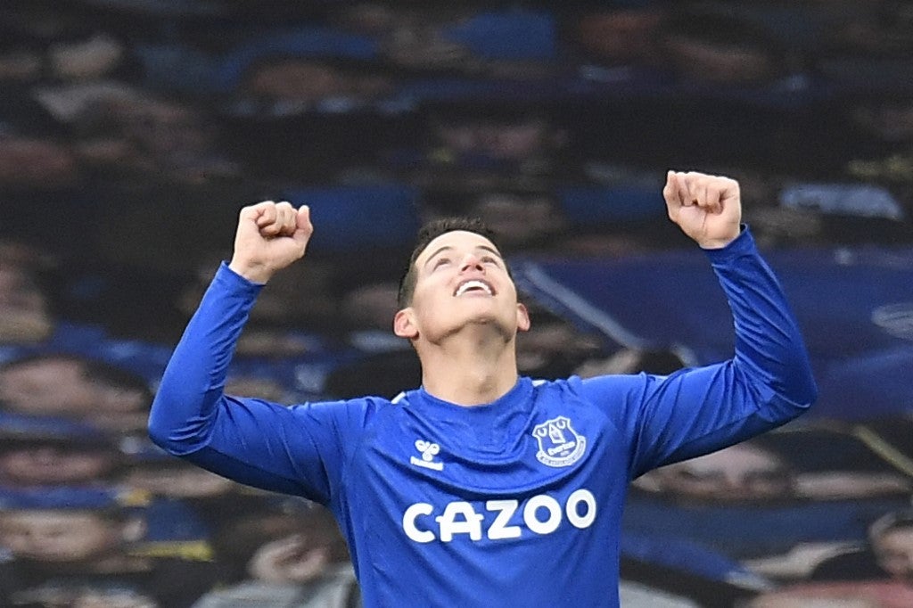 James Rodríguez, Everton 2021