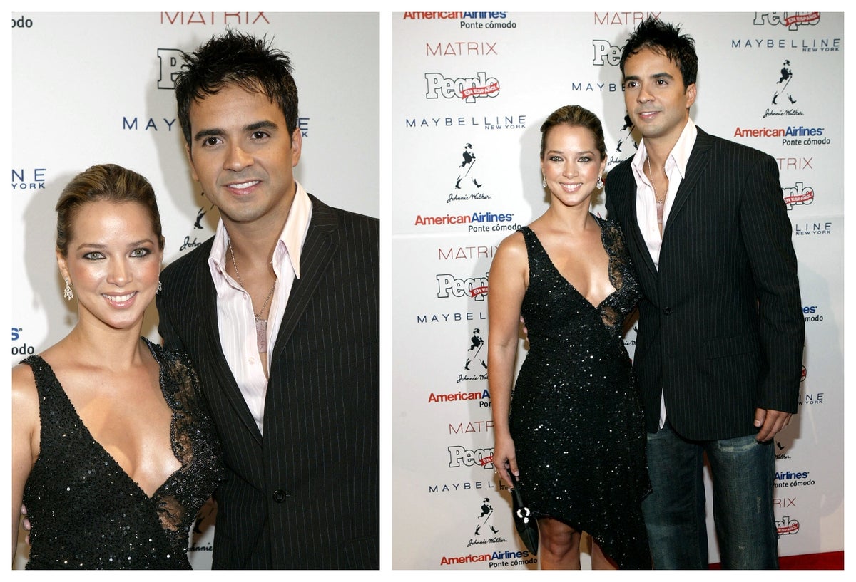 Adamari López y Luis Fonsi cuando estaban juntos en 2004
