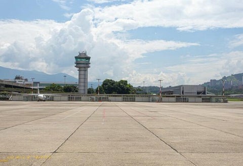 Aeropuerto Olaya Herrera de Medellín.