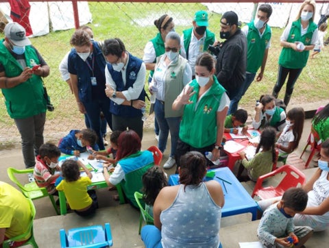 Más de 6.000 personas se encuentran ubicadas en los albergues en Arauquita
