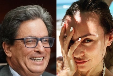 Alberto Carrasquilla y Marcela Mar