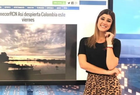 Andrea Jaramillo, presentadora de Noticias RCN