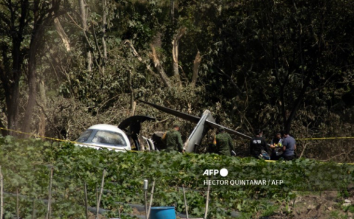 Accidente de avión en México