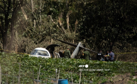 Accidente de avión en México