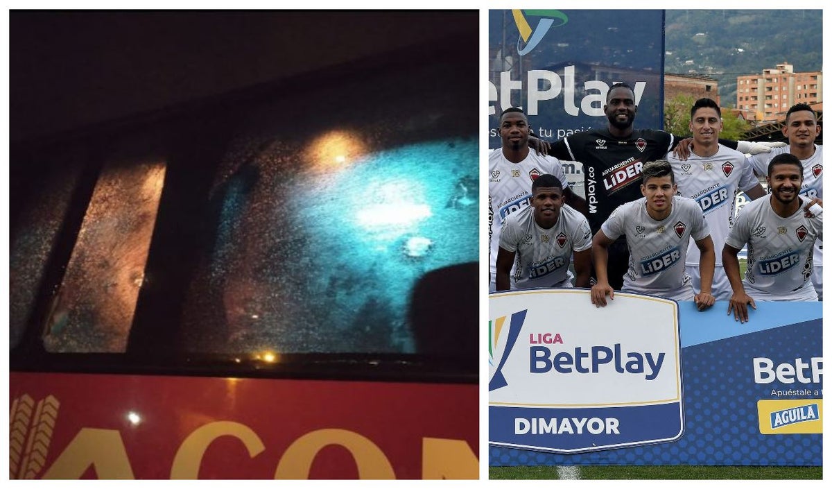 Bus de Patriotas agredido