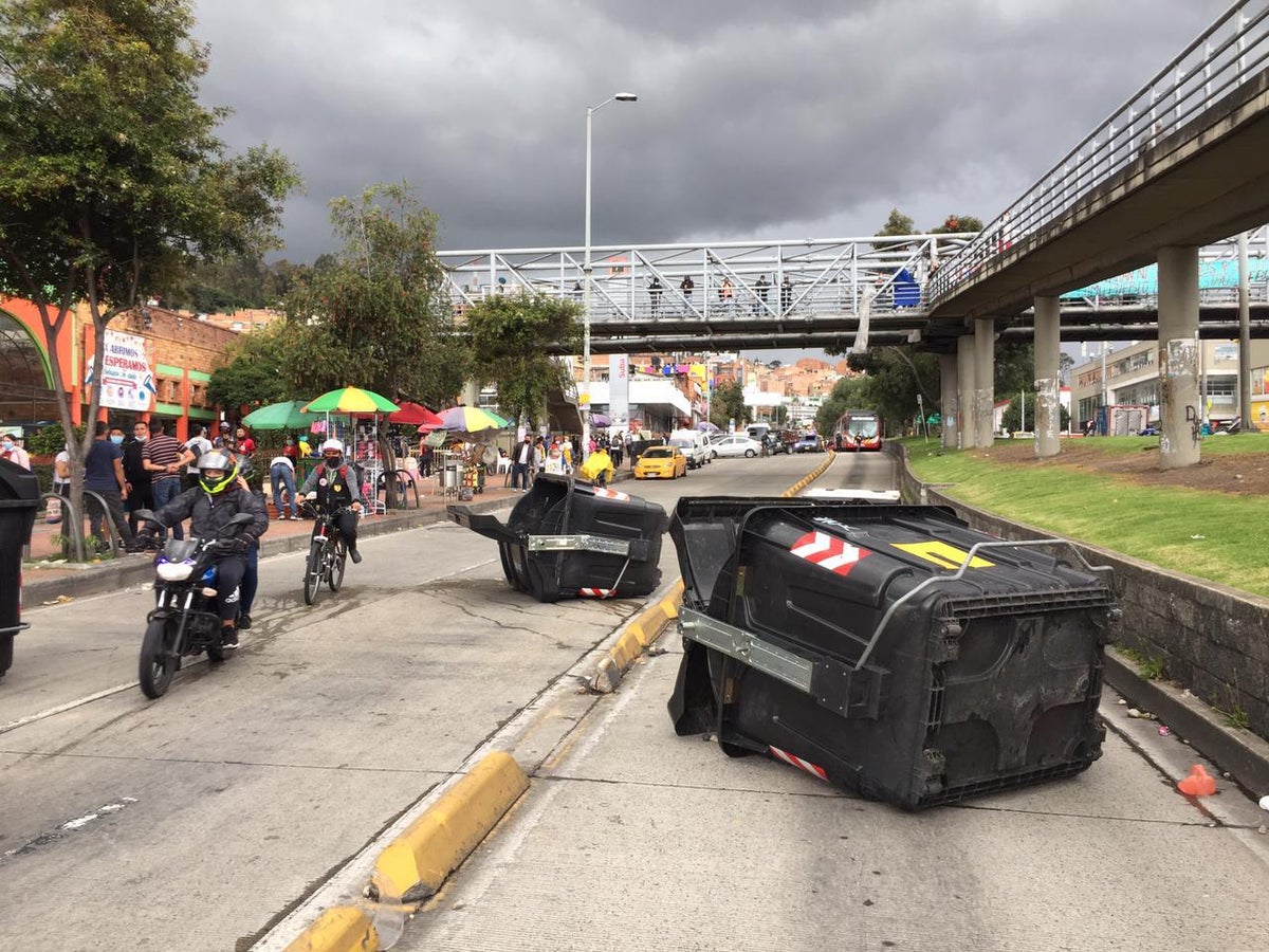 Bloqueos en Suba
