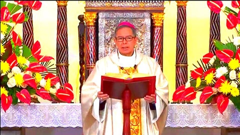 Monseñor Luis Jose Rueda Aparicio, arzobispo de Bogotá