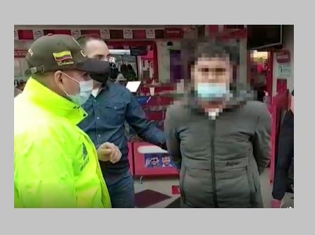 Captura de extorsionista