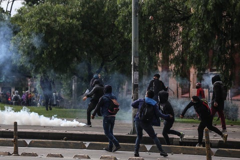 Desmanes en movilización del 28 de abril
